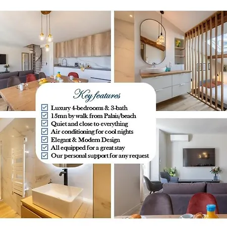 Brp Center, Floor Luxurious I, 4 Bedrooms+3 Bathrooms Apartment Cannes